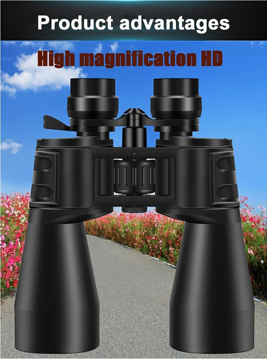 10x50 HD adult binoculars, High Magnification Long Range Zoom Binoculars, HD Professional Binoculars for Camping Hiking,bird watching, cruising, Black