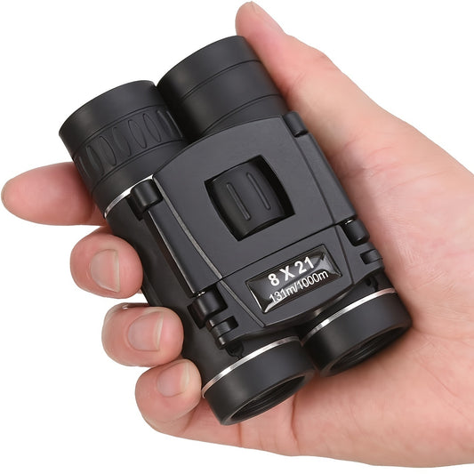 UBSSO Binoculars with 8X21 Magnification High Powered Mini Pocket Binoculars Lightweight Binoculars