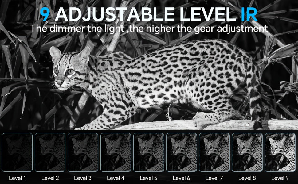 UBSSO 10X25 Binoculars Infrared Binoculars with HD Screen & 32GB Card, Capture Crisp Photo & Video, for Hunting, Camping, Apocalypse Gear,Black