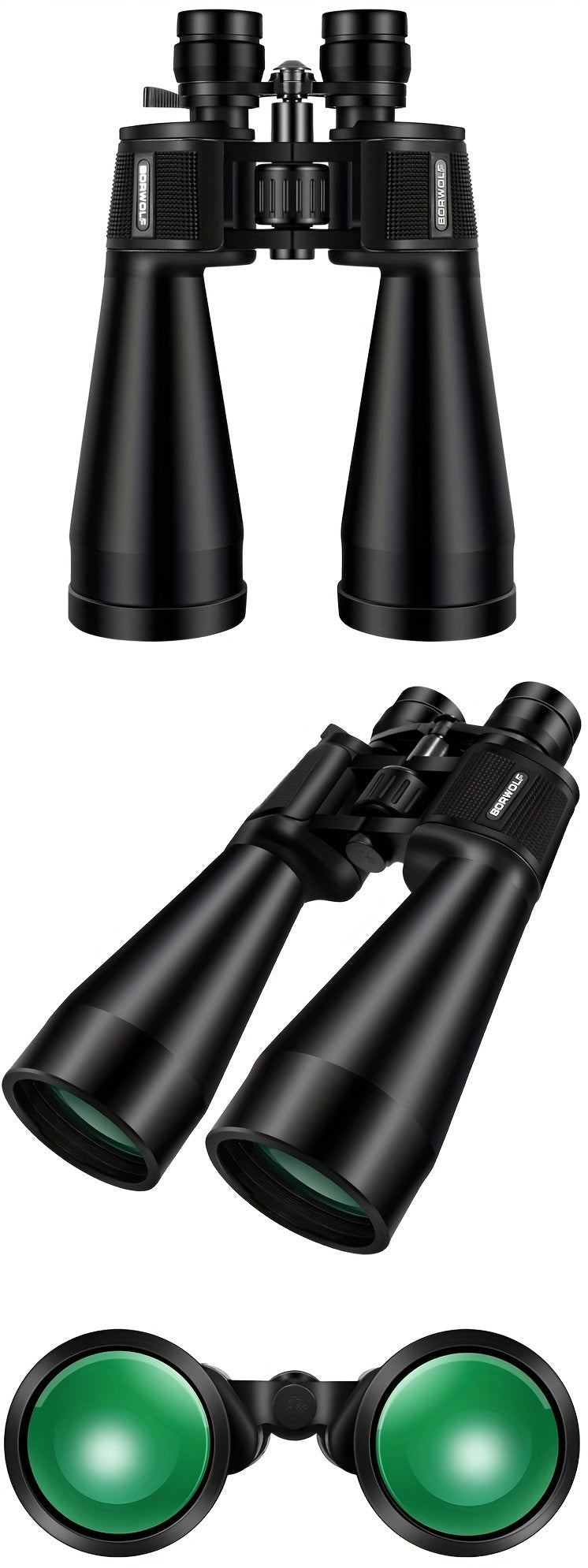 UBSSO 10X50 High Magnification HD Professional Zoom Binoculars Telescope for Bird Watching and Hunting,camping, exploration, shooting, fishing,Black