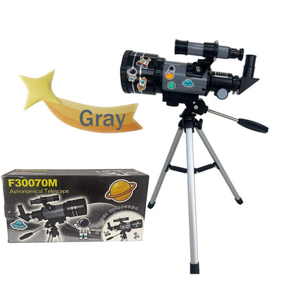 UBSSO Refractor Star Telescope for Adults: 70mm Aperture 300mm Focal Length 15X-150X，Ideal for Stargazing, Planetary Observation, Moon Exploration