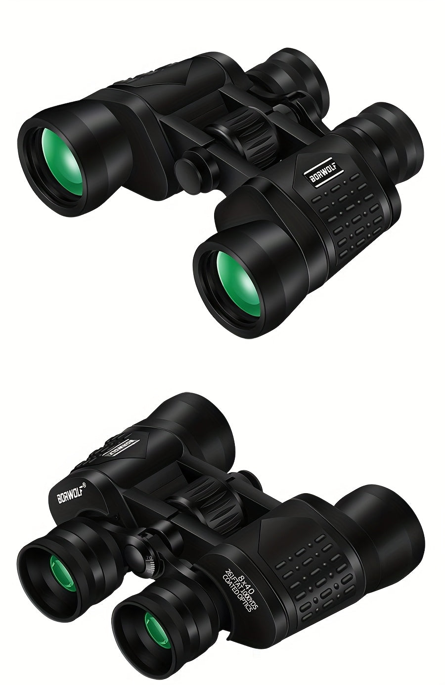 8X40 High Magnification Long Range Zoom Hunting Telescope Binoculars, HD Professional Zoom Bird Watching Bird Travel Hunting,Black, UBSSO﻿