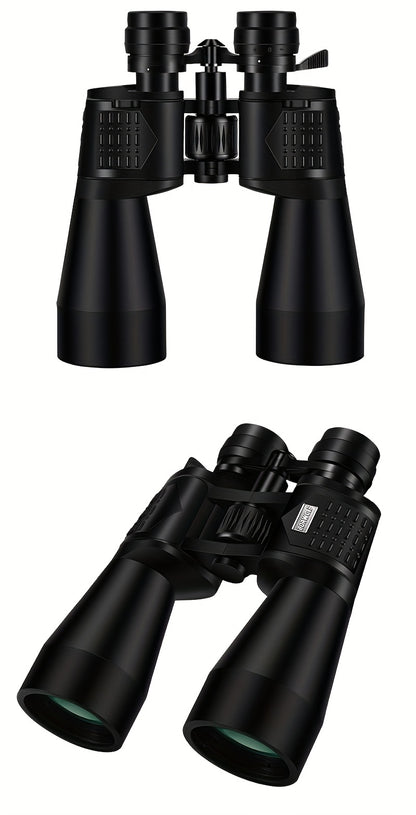 UBSSO 10x50 Powerful Binoculars Telescope HD Professional Zoom for Bird Watching and Watching Moon Moon Crater,cruising, and travel telescope,Black