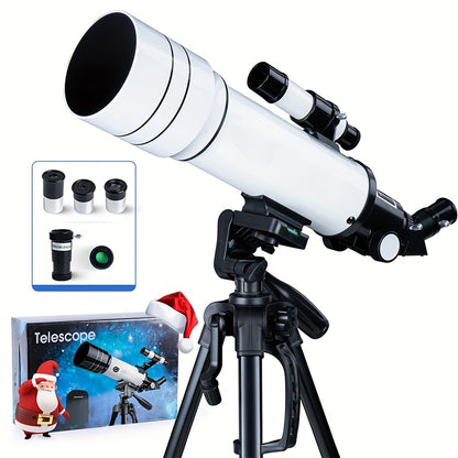UBSSO Telescope For Adults High Powered 70 Mm Aperture 400 Mm Refractor Astronomical Portable Telescope For Adults Beginners With Tripod,Black