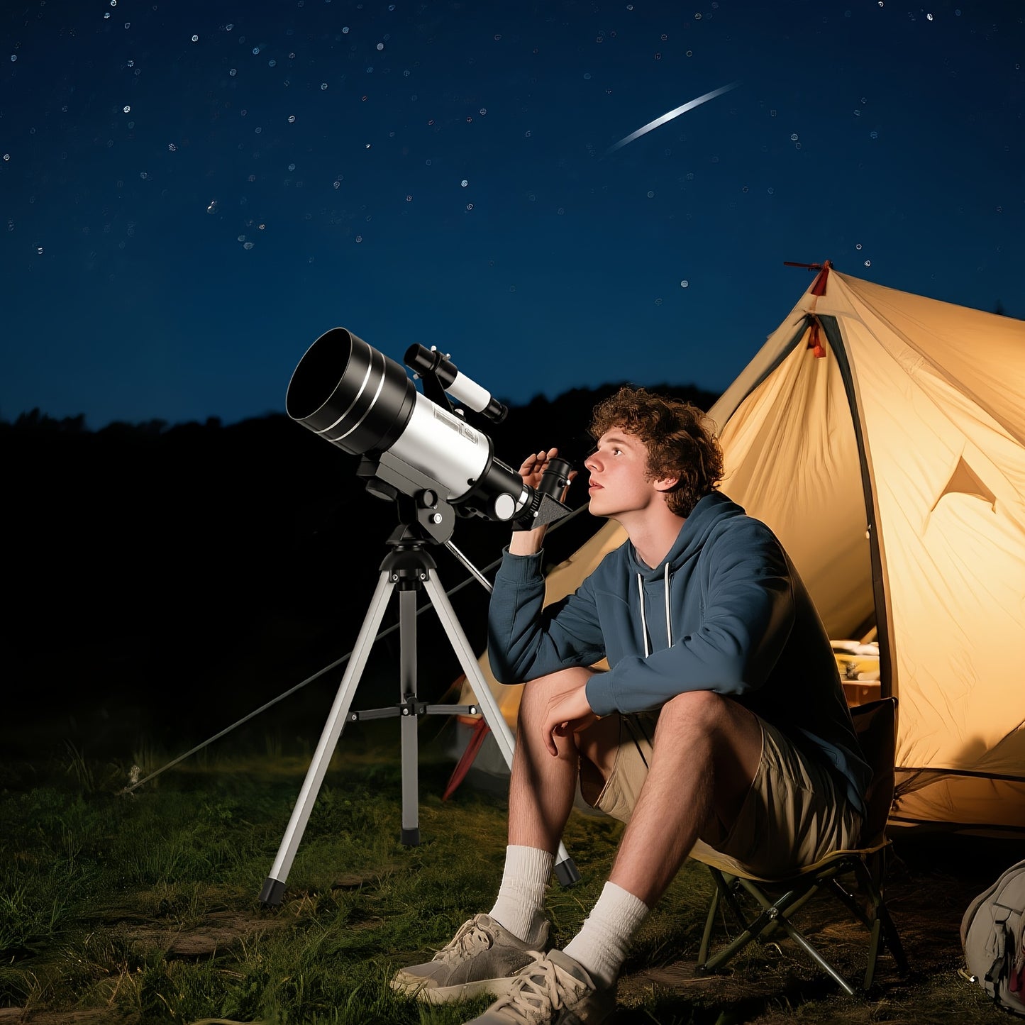 UBSSO Astronomical Astronomical Telescope 150X High-Powered,Portable with 70mm Aperture, For Education, Exploration, Toys Gifts, Christmas Gift