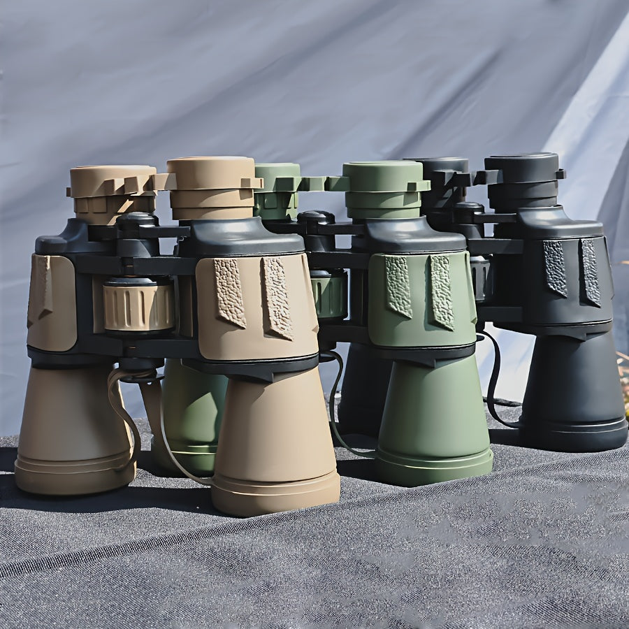 UBSSO 10X50 Binoculars for Adults High Powered With Phone Adapter Ideal For Bird Watching, Travel ,Hunting, Green