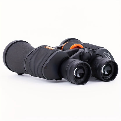 UBSSO 10x50 High-Definition Binoculars with FMC Multi-Layer Coating, Ideal for Bird Watching and Sports Events,Carrying Case, for Hunting, Orange
