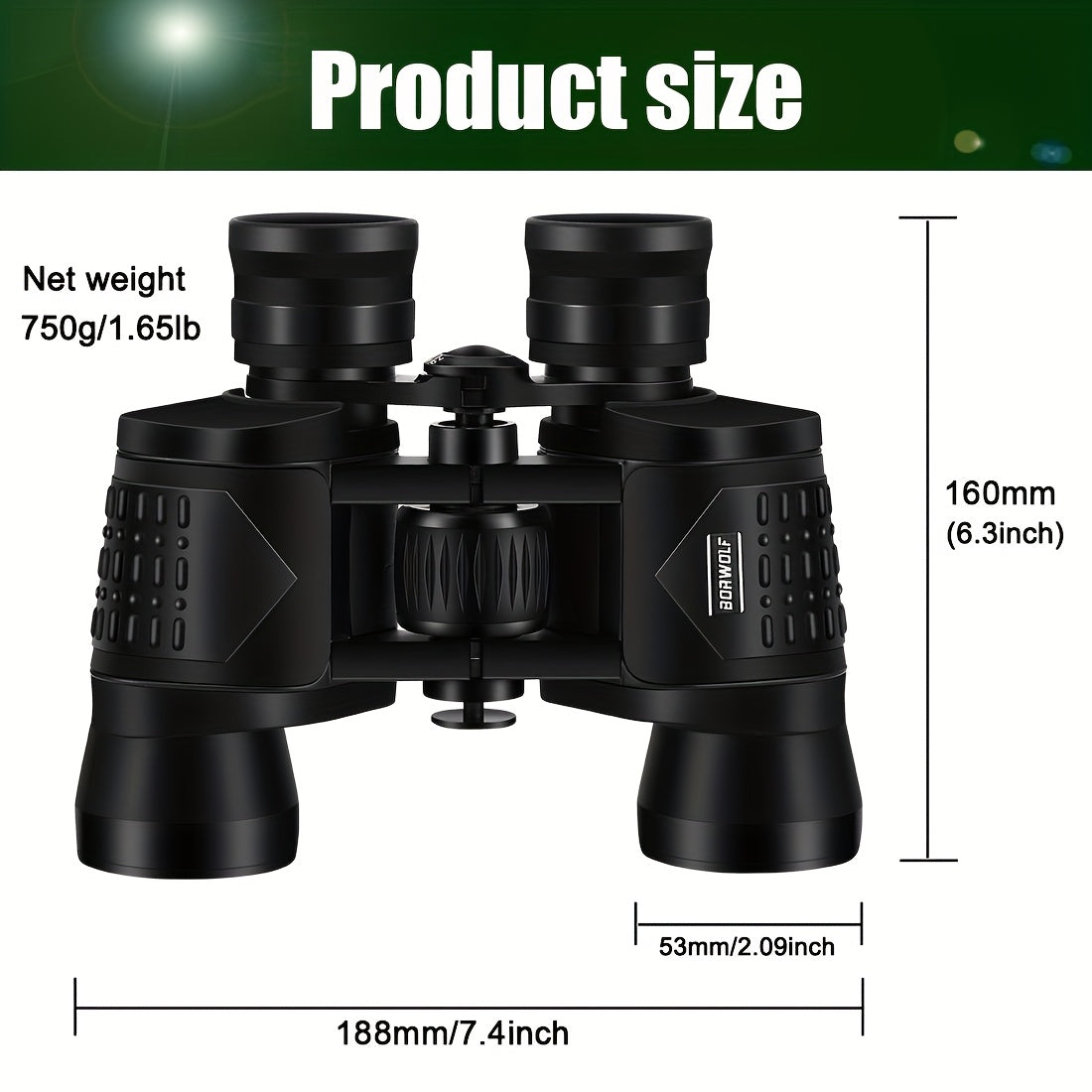 8X40 High Magnification Long Range Zoom Hunting Telescope Binoculars, HD Professional Zoom Bird Watching Bird Travel Hunting,Black, UBSSO﻿