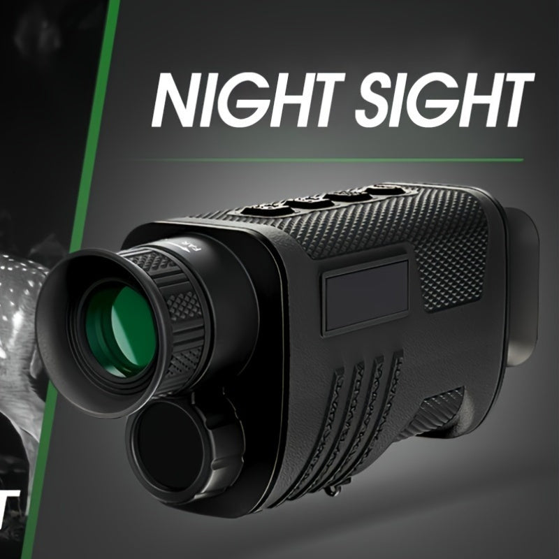 UBSSO Digital Infrared Vision Monocular Telescope 4K Digital Infrared with 2" Larger Screen, 8X Digital Zoom, Gray for  Hunting,Fishing,Camping, Green