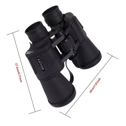 UBSSO 10x50 High-Definition Binoculars with FMC Multi-Layer Coating, Ideal for Bird Watching and Sports Events,Carrying Case, for Hunting, Orange