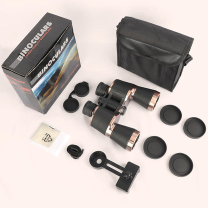 20x50 Binoculars for Adults,  Bird Watching Travel Stargazing Concerts Outdoor Sports-BAK4 Prism FMC Lens,Waterproof, Fogproof with Phone Adapter