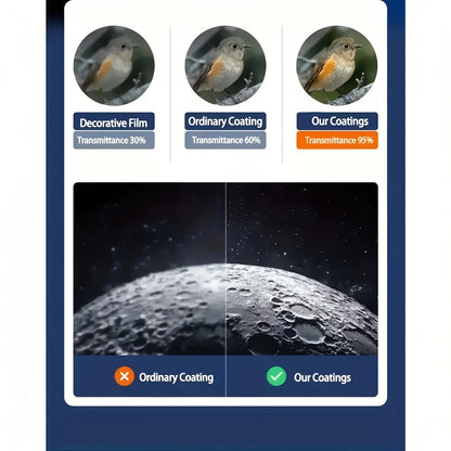 UBSSO Refractor Star Telescope for Adults: 70mm Aperture 300mm Focal Length 15X-150X，Ideal for Stargazing, Planetary Observation, Moon Exploration