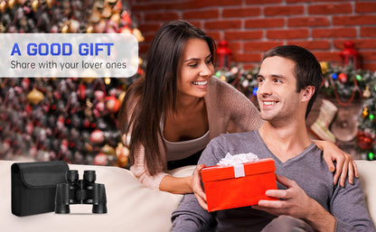 High Powered 80x80 Binoculars for Adults, HD Vision with 50mm Large Lens for Bird Watching, Hunting & Stargazing