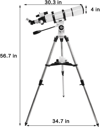 Gskyer Telescope 600x90mm AZ Astronomical Refractor Telescope for Adults Astronomy, German Technology Scope