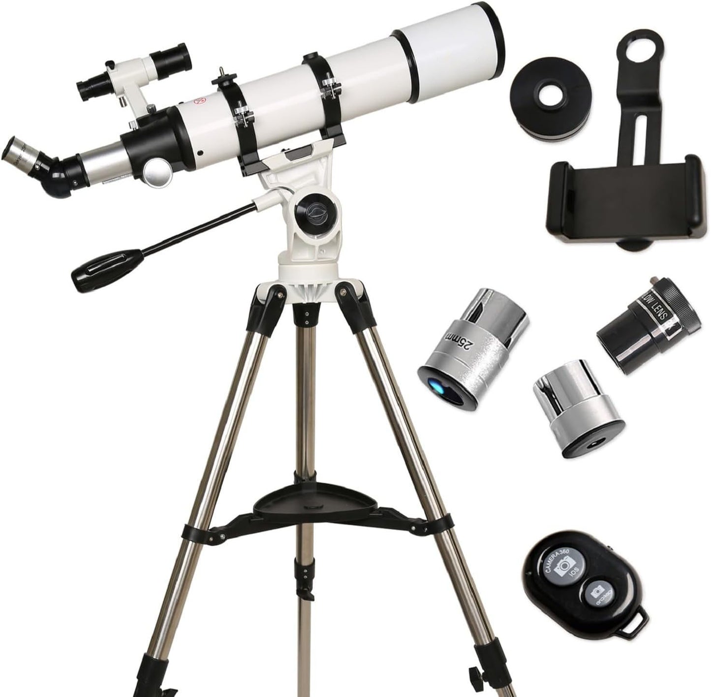 Gskyer Telescope 600x90mm AZ Astronomical Refractor Telescope for Adults Astronomy, German Technology Scope