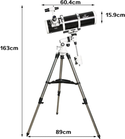 Telescope, Gskyer 130EQ Professional Astronomical Reflector Telescope, German Technology Scope, EQ-130 (EQ-130)