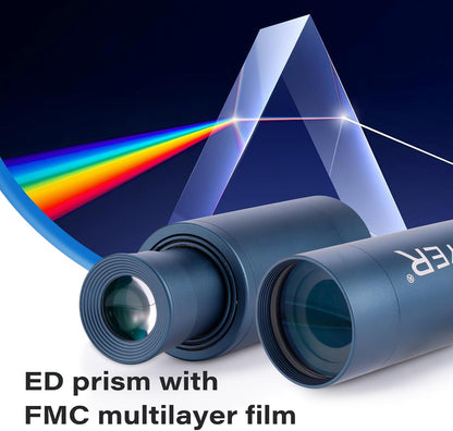 Gskyer 25x50 Monocular Telescope, Monoculars for Adults High Powered: Compact HD Zoom Scope for Men Gifts Cool Gadgets with BAK4 Prism & FMC Lens