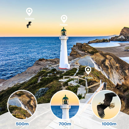 Gskyer 25x50 Monocular Telescope, Monoculars for Adults High Powered: Compact HD Zoom Scope for Men Gifts Cool Gadgets with BAK4 Prism & FMC Lens