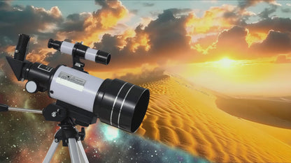 150X70 Astronomical Telescope, Aperture Telescope For Adults High Power, Portable Monocular Telescope With Tripod Phone Holder,Blue