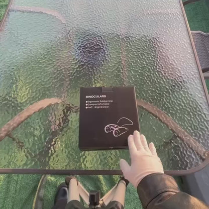 10x42 HD adult binoculars,large field binoculars with clear low light vision,binoculars for bird watching, cruising, and travel telescope,Black